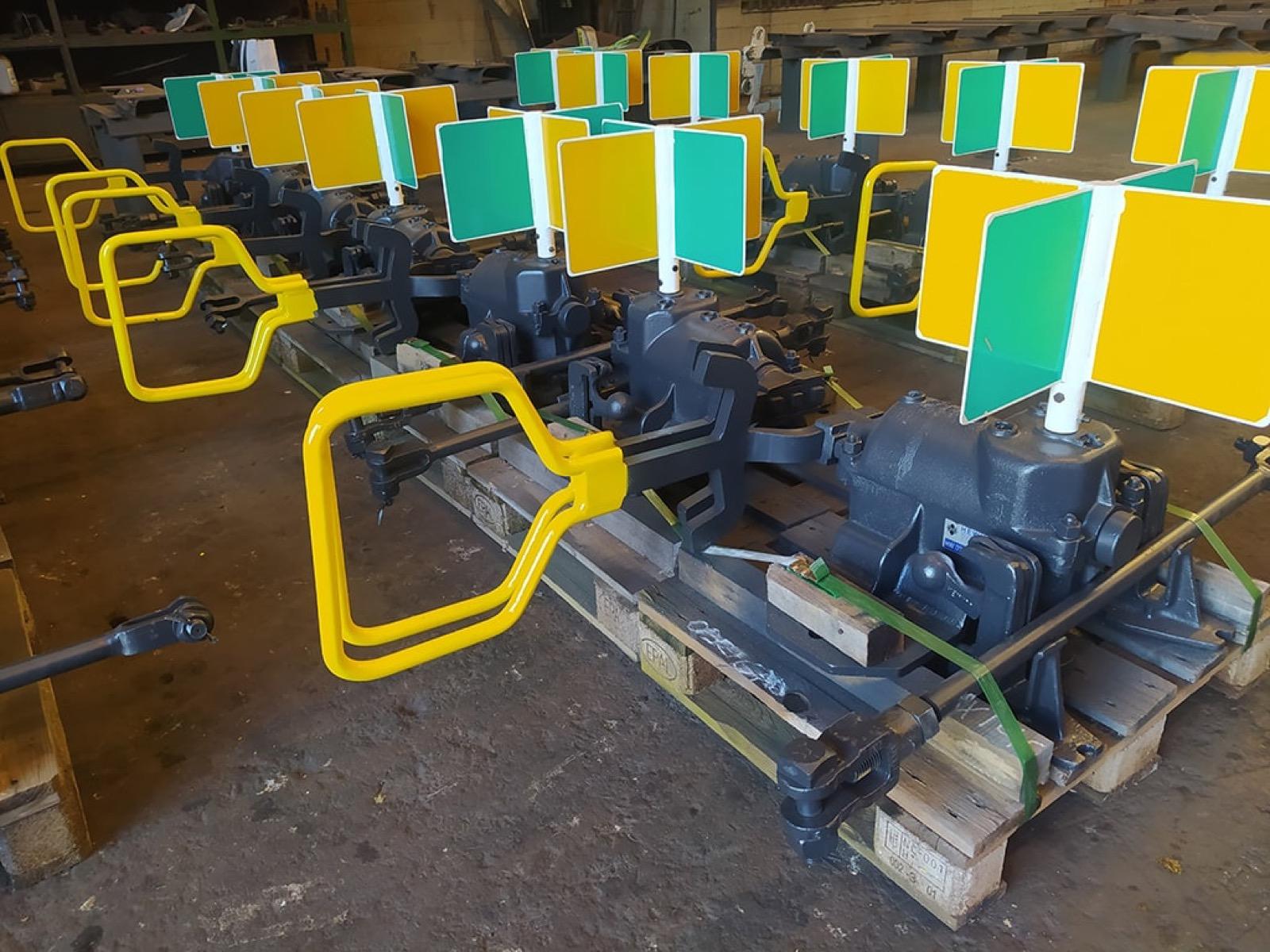 Caixas de manobra ferroviária recondicionadas